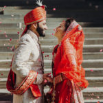 Indian wedding couple imply about the wedding loan